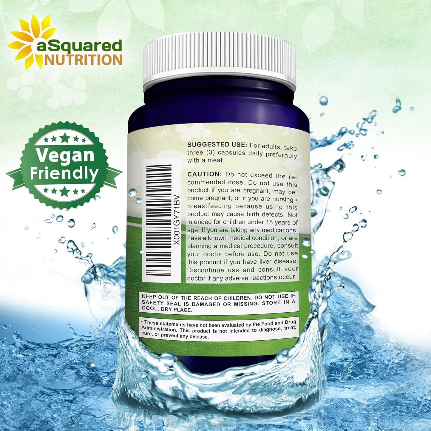 aSquared Nutrition Red Yeast Rice 1800mg - Food Supplement Vegan Capsules to Help Maintain Normal Cholesterol Levels - 180 Veggie Capsules - görsel 8