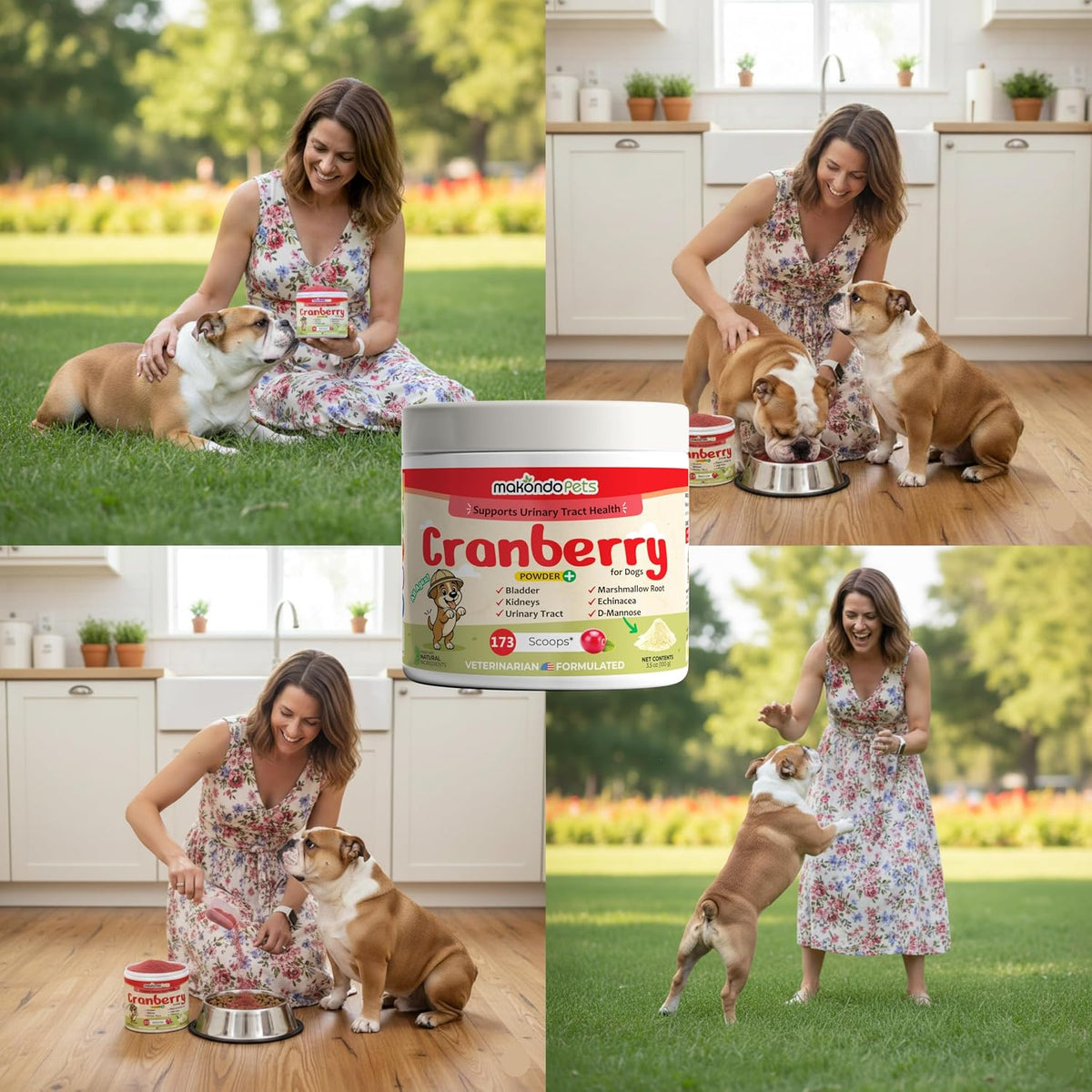 Cranberry Supplement for Dogs – Cranberry Powder with D-Mannose, Marshmallow Root & Vitamin C – 173 Scoops - görsel 8