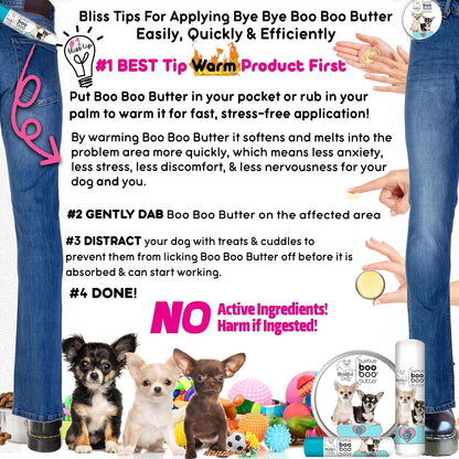 The Blissful Dog 1 oz TIN Chihuahua Booboo Butter