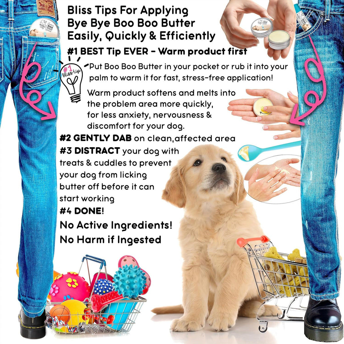 The Blissful Dog Boo Boo Butter for Dogs – 4 oz - görsel 6