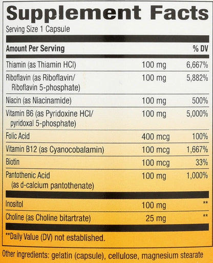 Nature's Way Vitamin B-100 Complex