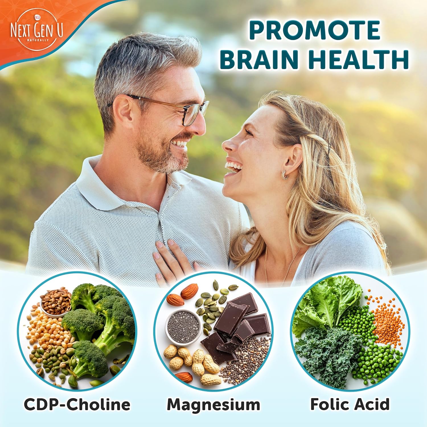 Brain Supplement - 120 Vegan Capsules - Nootropic for Memory, Cognitive Function and Focus - NextGenU - görsel 4