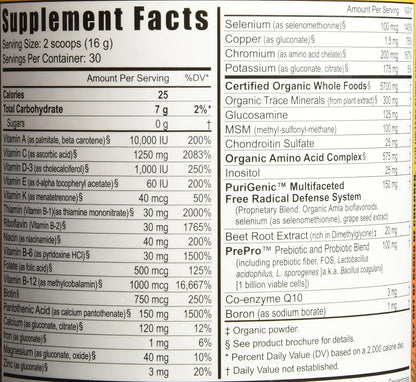 Youngevity Beyond Tangy Tangerine 2.0 Citrus Peach Fusion Multivitamin & Mineral Complex