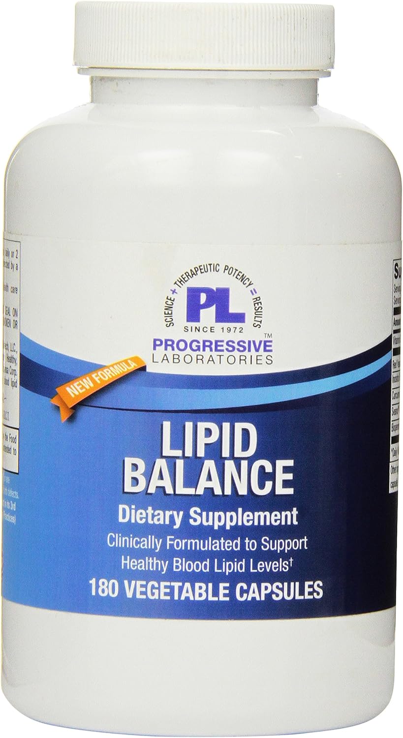 Progressive Labs Lipid Balance Supplement, 180 Tablets - görsel 1
