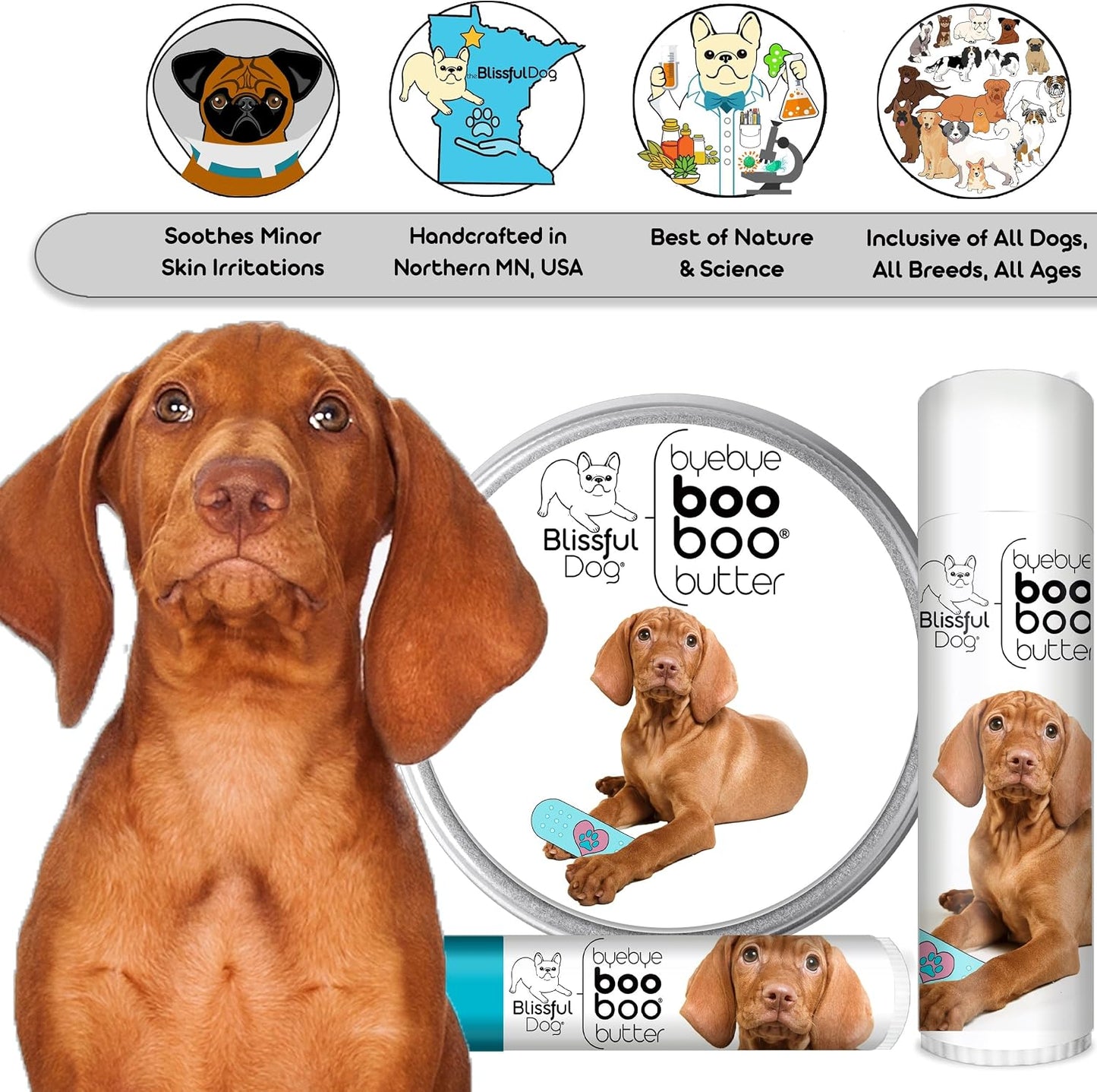 The Blissful Dog Vizsla Booboo Butter - 113 g Tin - görsel 5