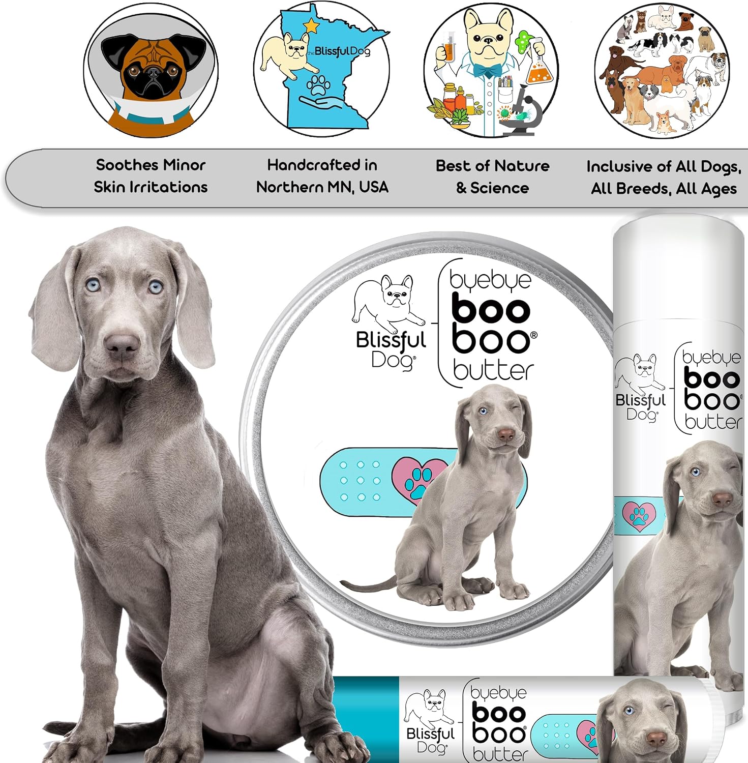 The Blissful Dog Weimaraner Boo Butter - 454g - görsel 6