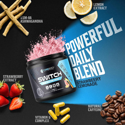 Switch Nootropic Brain Supplement - Memory & Focus Drink Mix, Sugar-Free