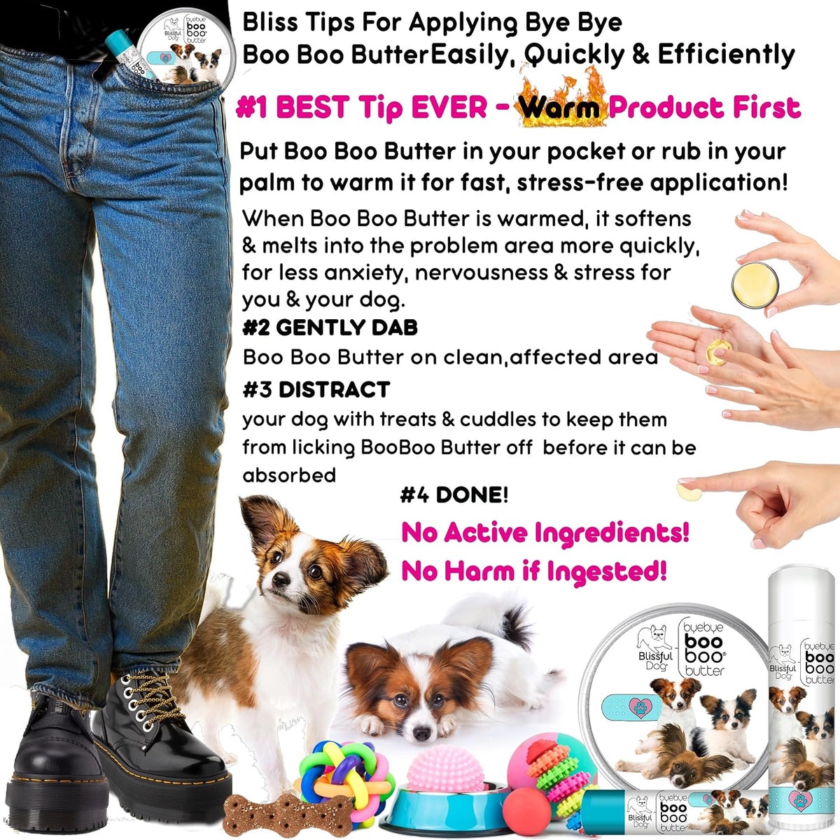 The Blissful Dog Papillon Boo Boo Butter, 14 g - görsel 6