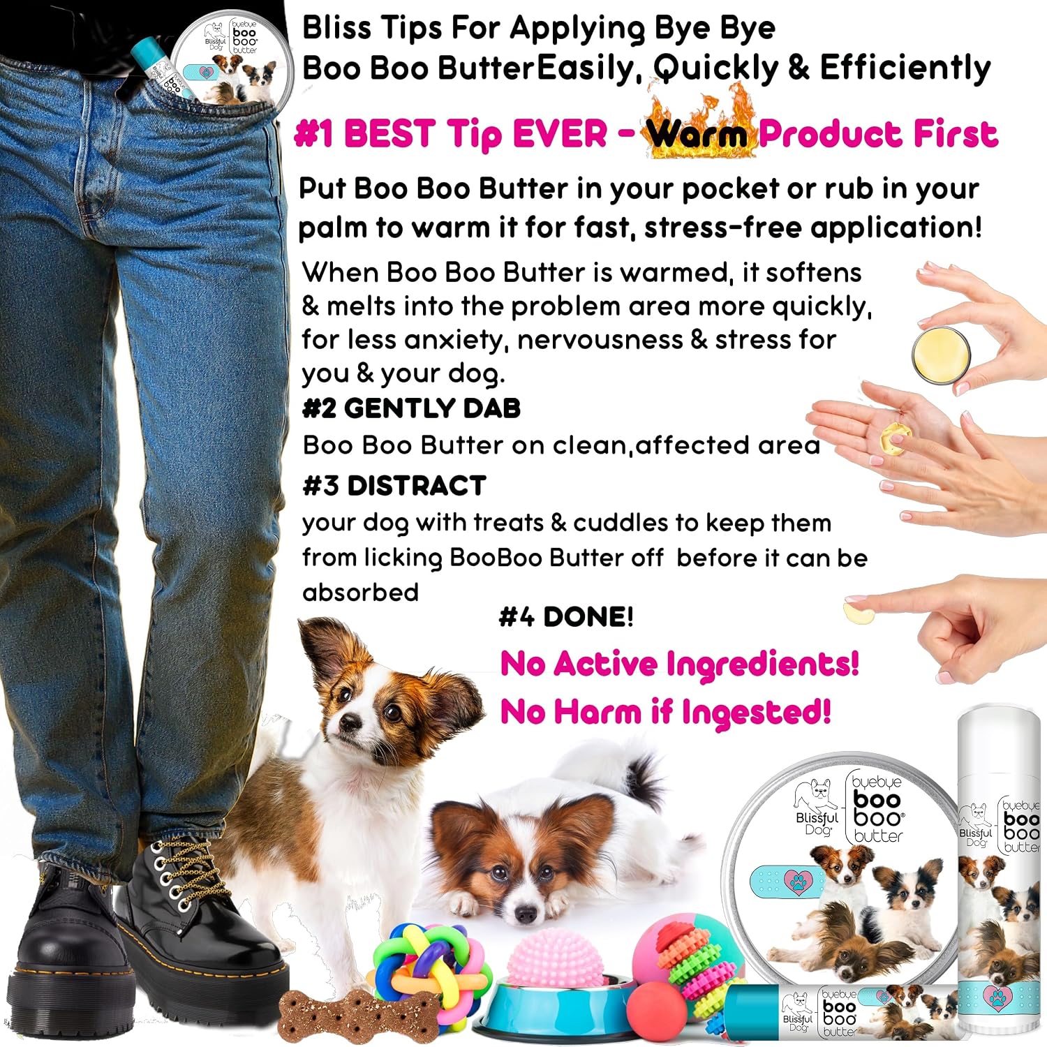 The Blissful Dog Papillon Boo Boo Butter, 14 g - görsel 6