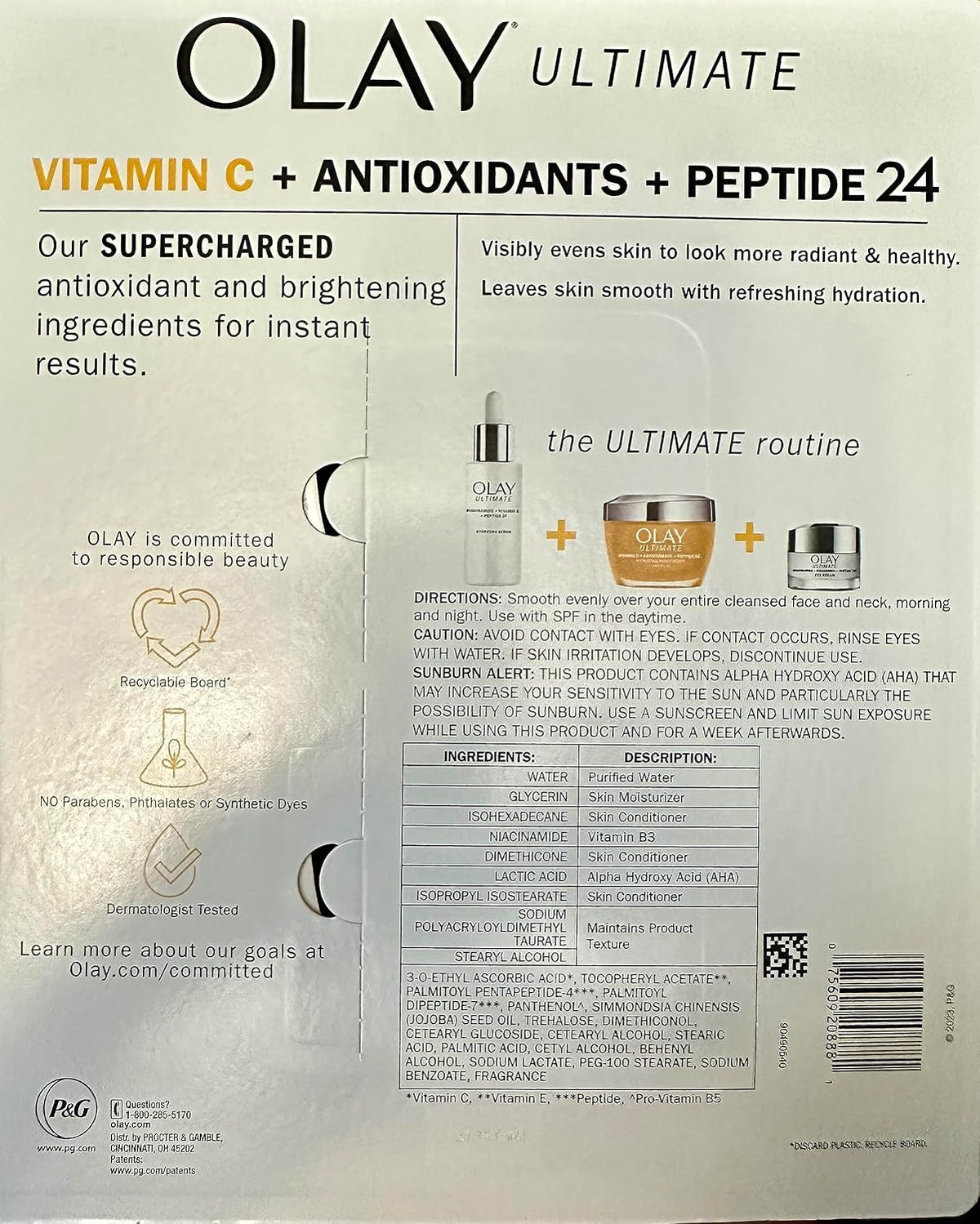 Olay Ultimate Vitamin C + Antioxidants + Peptide Twenty Four (Twin Pack) - görsel 2