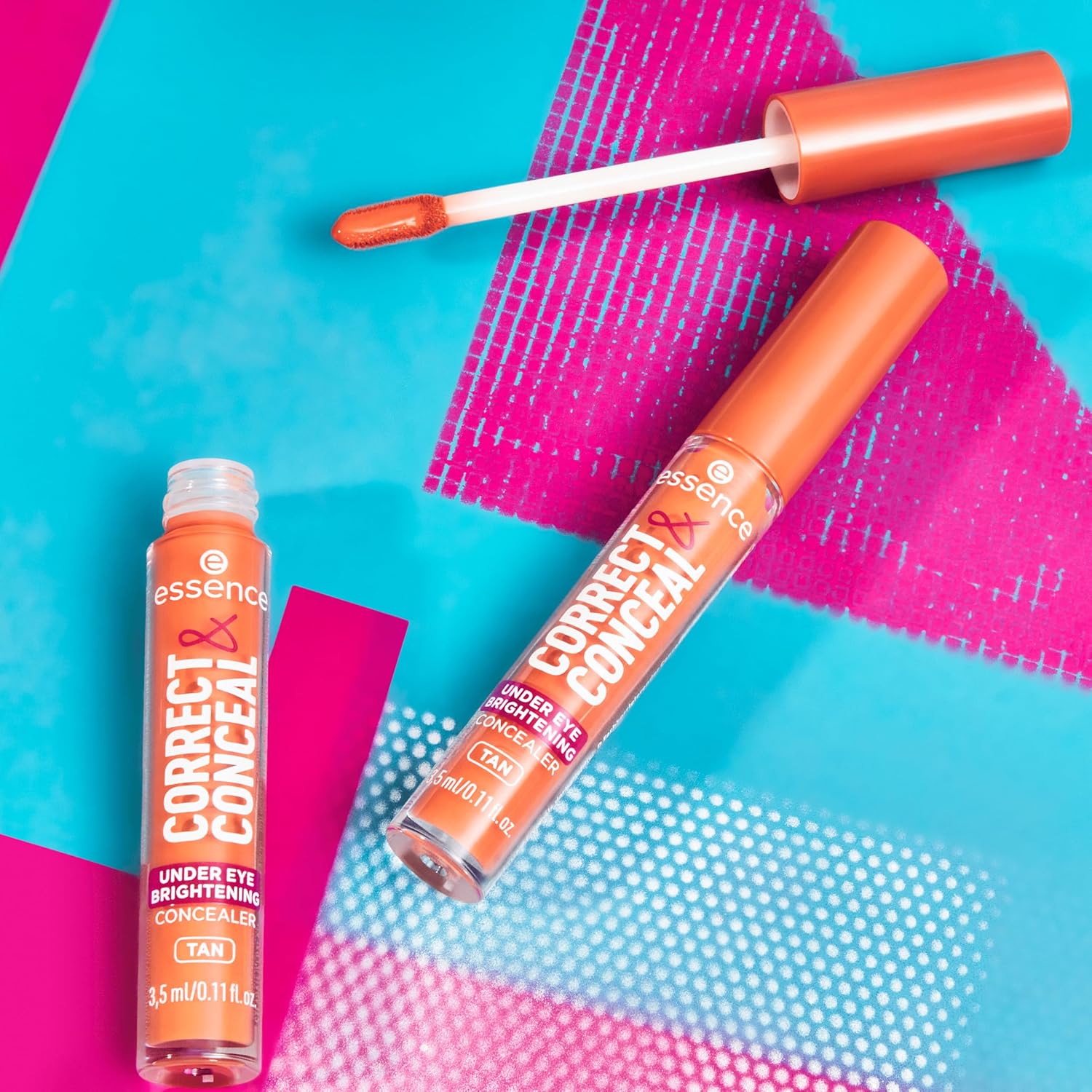 Essence Correct & Conceal Under Eye Brightening Concealer - Tan - görsel 6