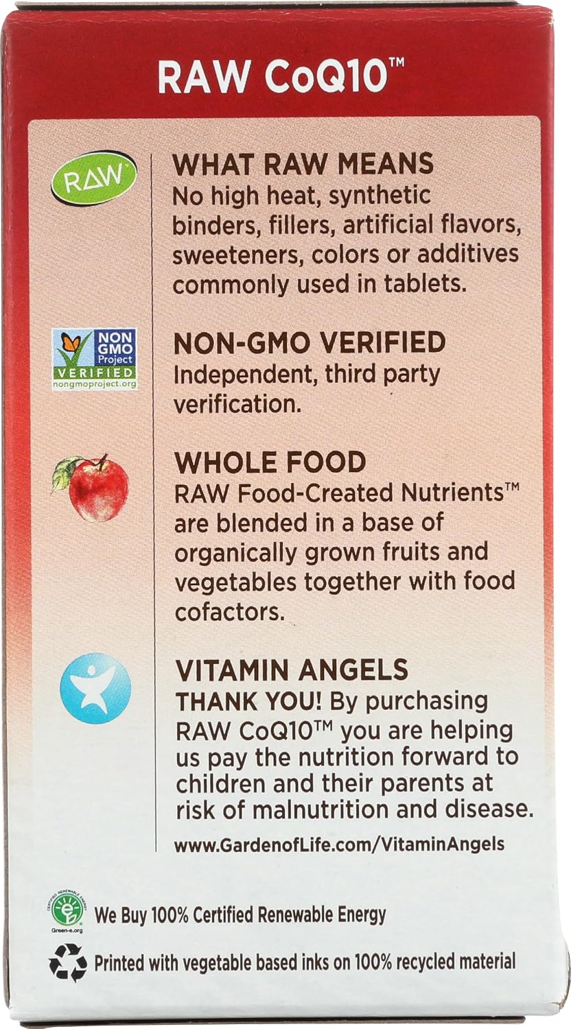Garden of Life Raw CoQ10, 60 Softgels - görsel 2