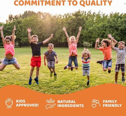 Amore Life Daily Liquid Multivitamin for Kids with Vitamins A, D, E, B1 & Cod Liver Oil, Orange, 473 ml