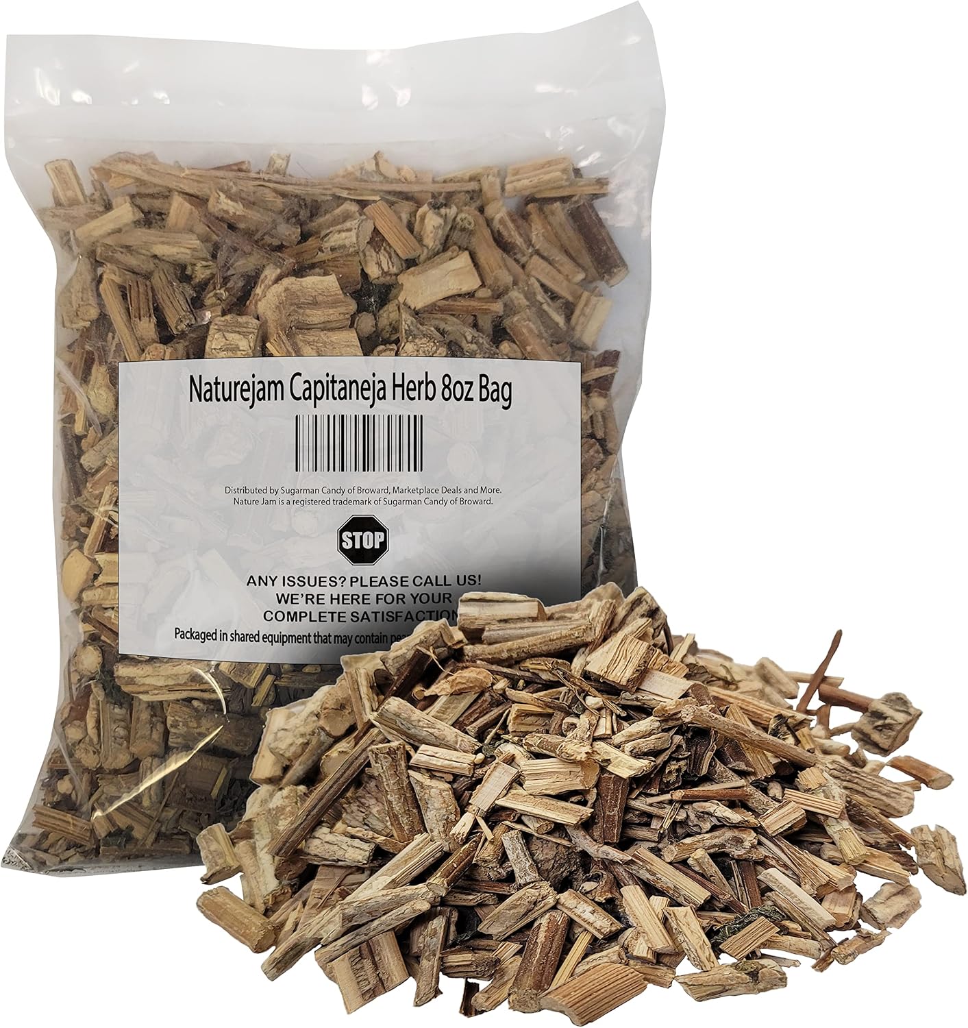 Naturejam Capitaneja Herb 227g Bag – 100% Natural Wildcrafted – No Processing (Verbesina Crocata) - görsel 1