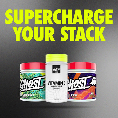 GHOST Basics Vitamin C + Glutathione – 60 Vegetable Capsules
