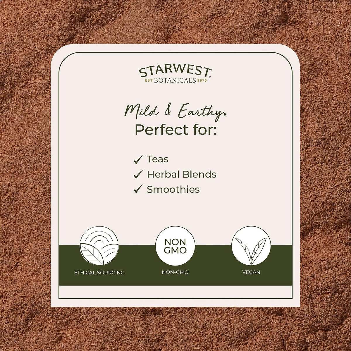 Starwest Botanicals Cat's Claw Bark Powder Wildcrafted - Dried Cat's Claw Herb for Tea, Herbal Blends, Smoothies, and Baking, Certified Kosher - 113 g Pouch - görsel 3