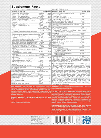 Healthy 'N Fit NUTRI Pack - 30 Day Packets - Multivitamin All-in-One Daily Packets
