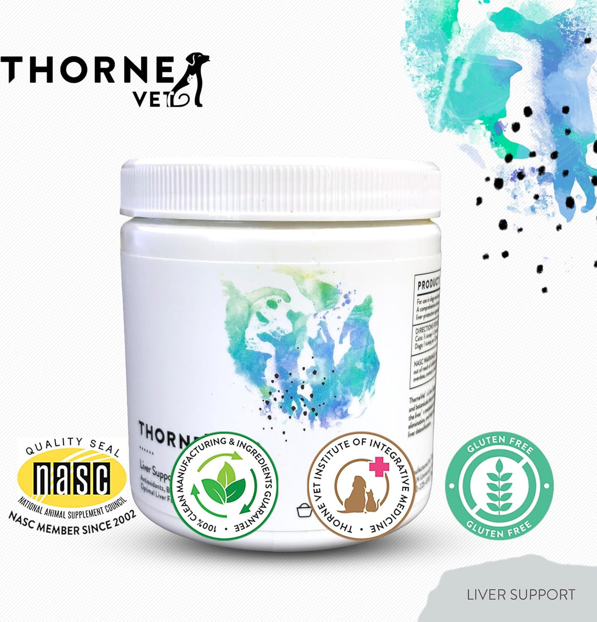 ThorneVET Liver Support Powder – Liver Support for Small Animals: Dogs & Cats, 90 Scoops - görsel 7
