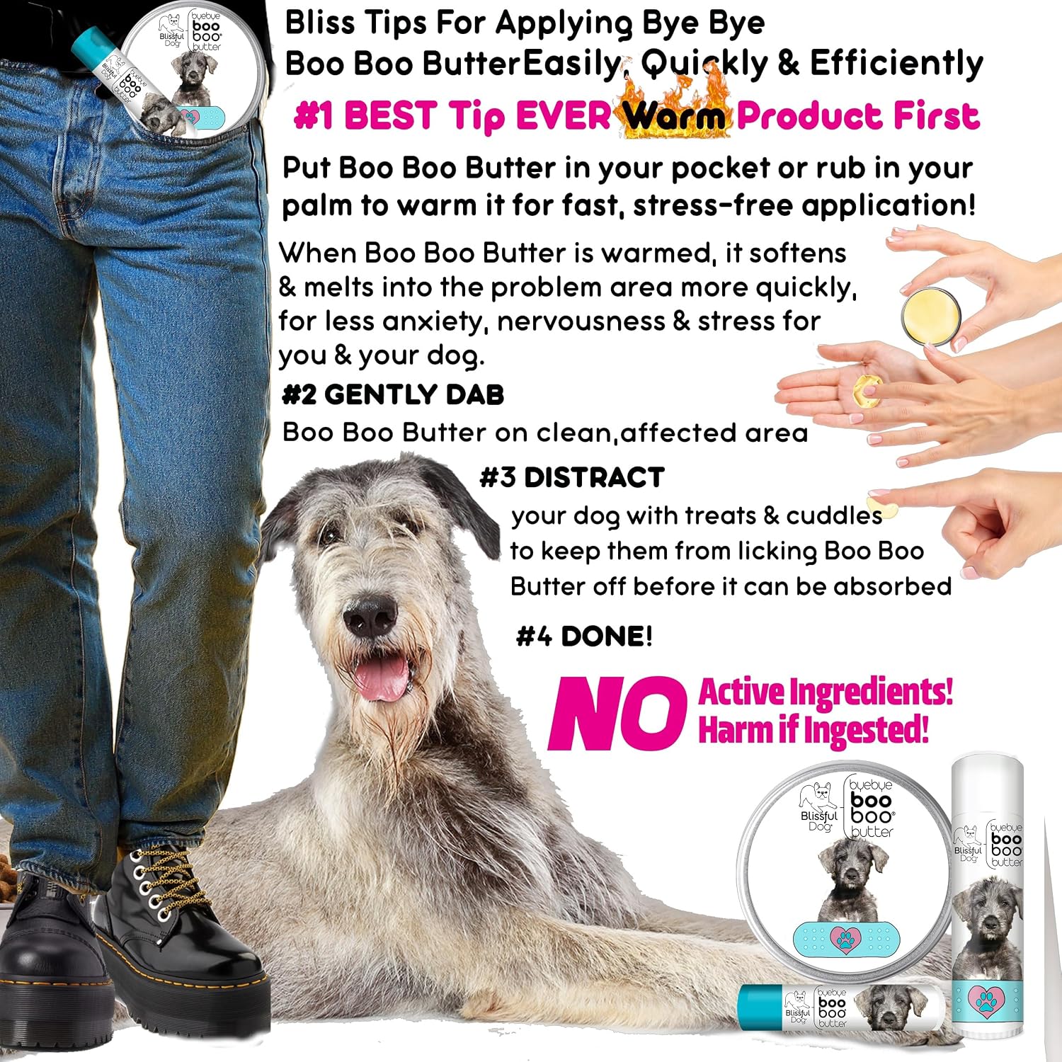 The Blissful Dog Irish Wolfhound Boo Boo Butter, 227 g - görsel 7