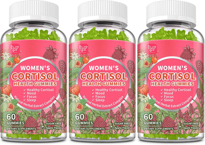Hudetex Cortisol Supplements for Women Liquid Drops, Cortisol Manager with Ashwagandha, L-theanine, Phosphatidylserine, Rhodiola Rosea for Mood Support, Adrenal Balance, Sleep, Vegan, Natural Flavour, 60 ml