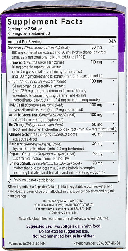 New Chapter Zyflamend Whole Body - 120 Vegetarian Capsules