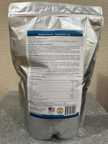 BodyBoost Colostrum Instantised – 99.5% Bovine Colostrum Powder (1 kg)