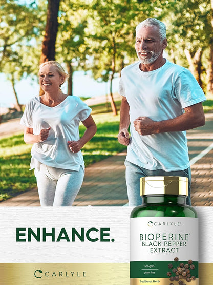 Carlyle Bioperine 10mg | 120 Capsules | Non-GMO & Gluten-free