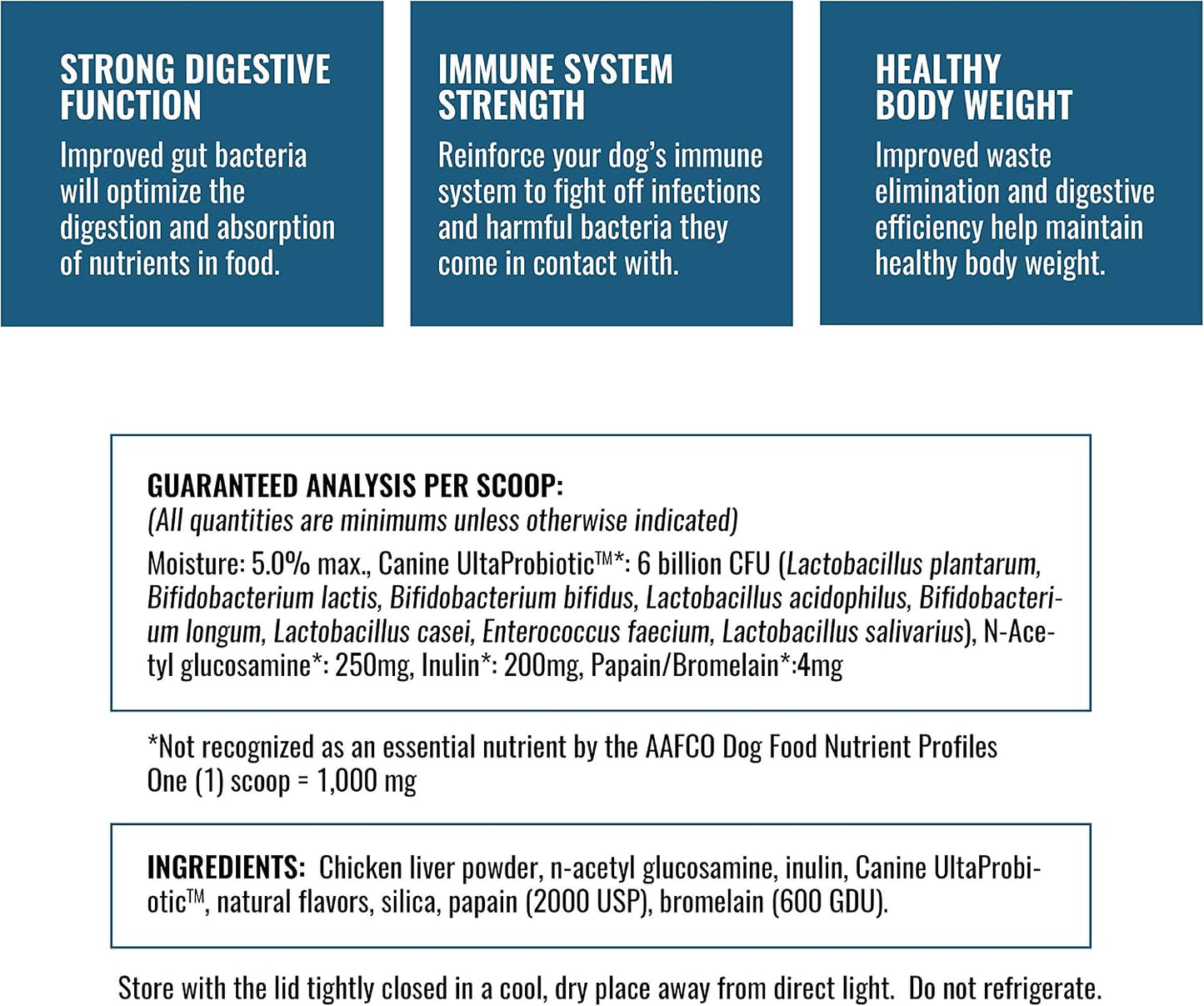 K9 Athlete K9 Pro Dog Probiotic Powder with Digestive Enzymes - görsel 5