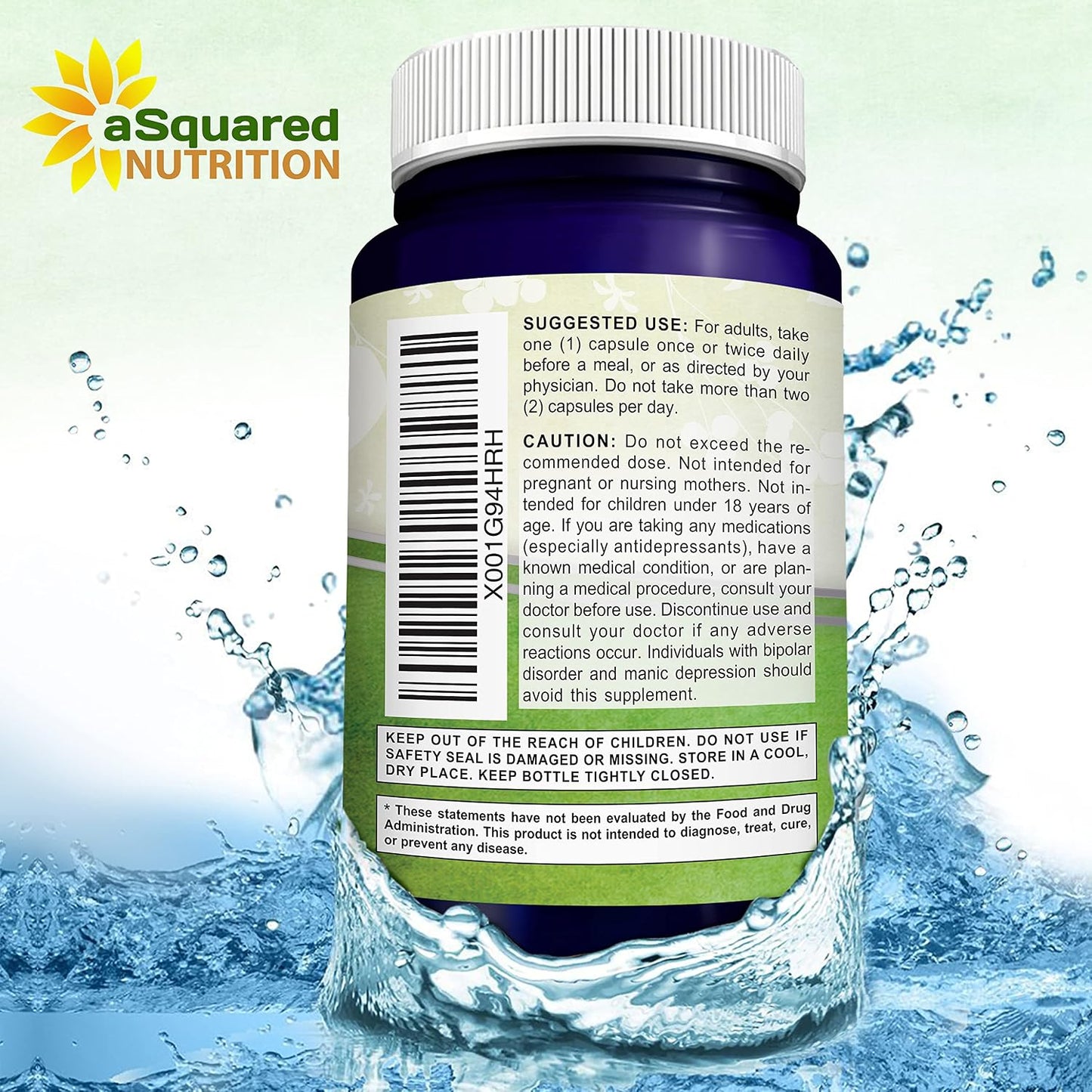 aSquared Nutrition SAM-e 400mg Food Supplement - 90 Capsules - S-Adenosyl Methionine - görsel 8