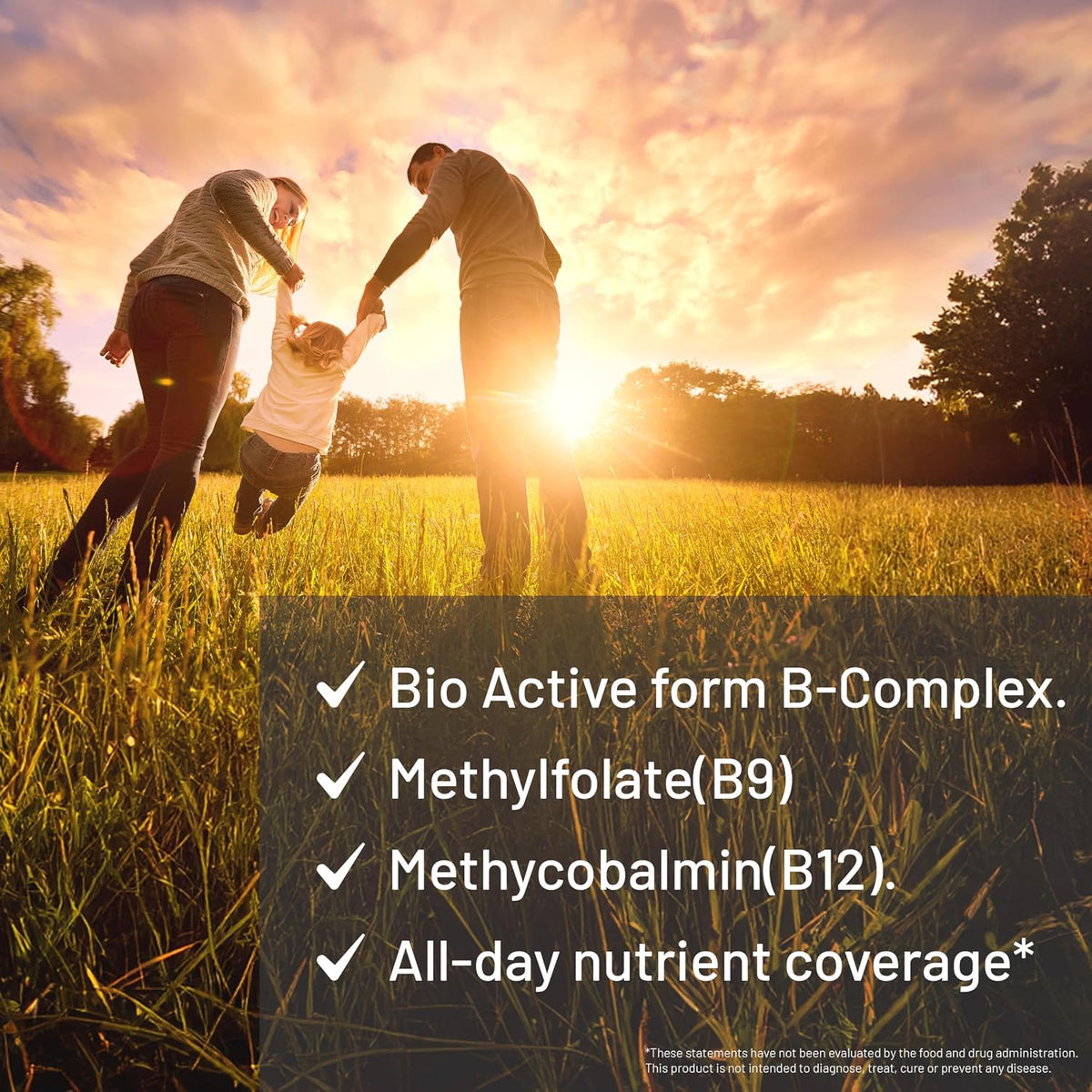 Vitamin B Complex - Active B1, B2, B3, B6, B12, Thiamine, Riboflavin, Niacin, Folate, Biotin, Pantothenic Acid, Inositol by CGM Labs - görsel 4