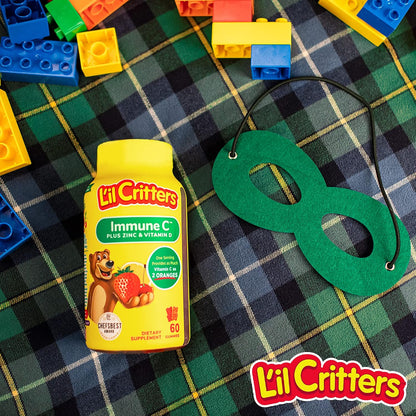 L'il Critters Gummies Immune C Plus Zinc and Vitamin D – 60 Count