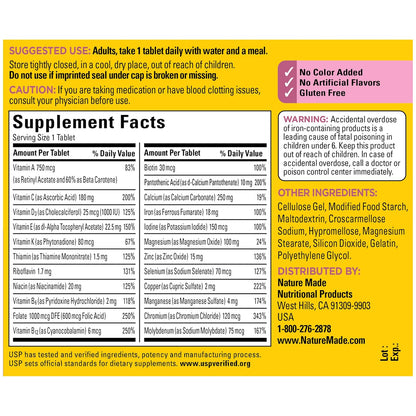 Nature Made Women's Multivitamin Tablets, 90 Count