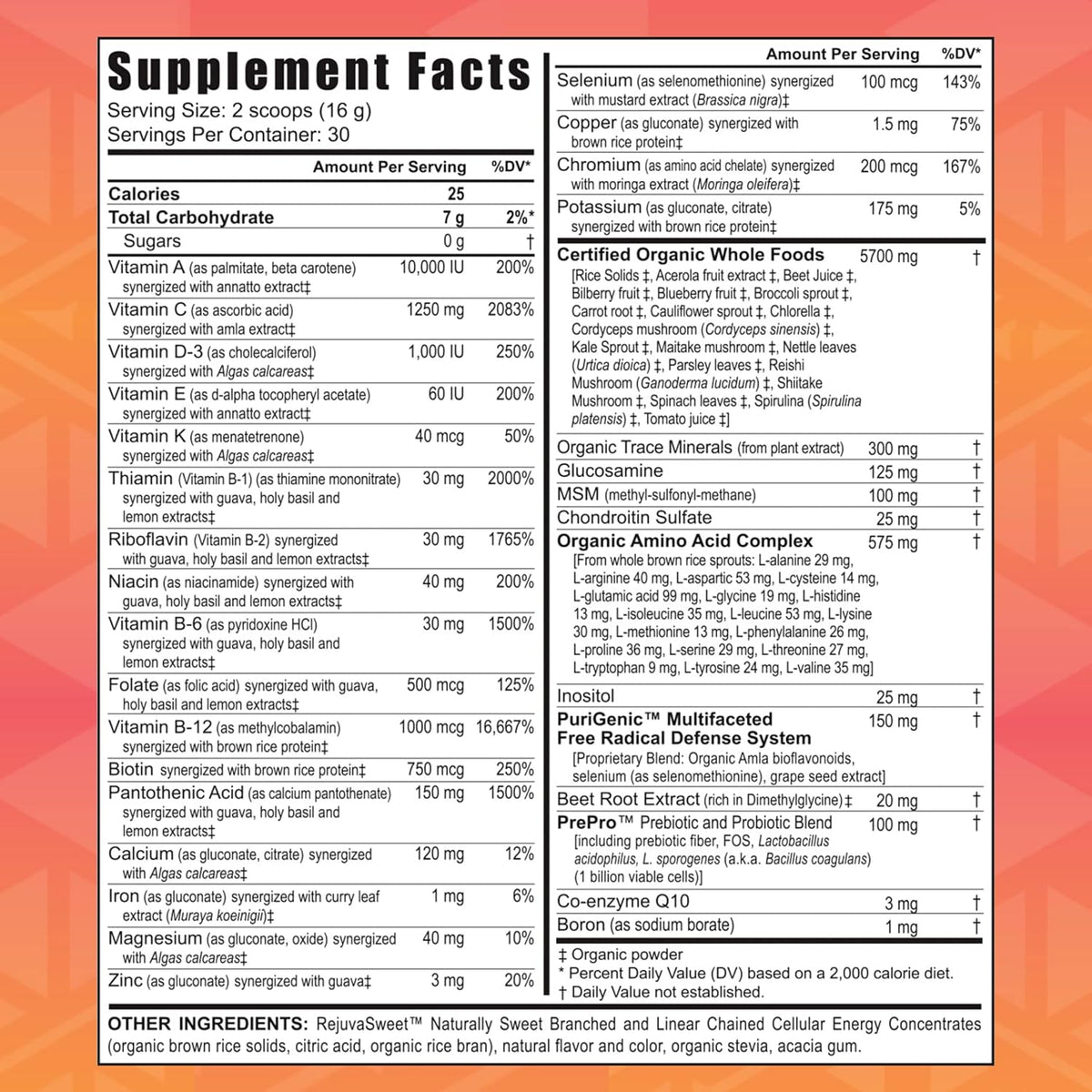 Youngevity Beyond Tangy Tangerine 2.0 Citrus Peach Fusion Multivitamin & Mineral Complex - görsel 2