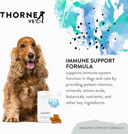 ThorneVET Immune Support Formula – Immune Support for Dogs and Cats, 90 Soft Chews