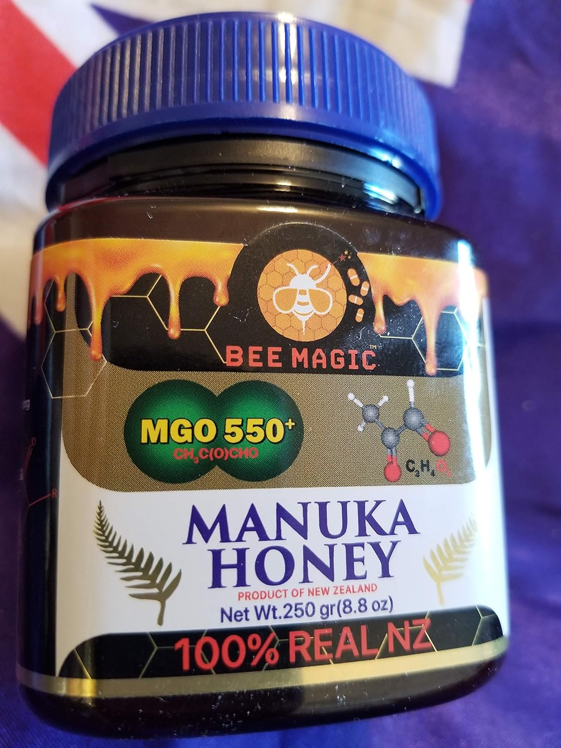 Bee Magic Manuka Honey MGO550+, 250 g (8.8 oz) - görsel 1
