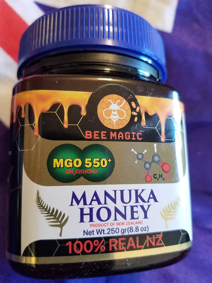 Bee Magic Manuka Honey MGO550+, 250 g (8.8 oz)