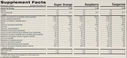 Emergen-C Vitamin C 1000mg, 90 Sachets, 3 Variety Cartons