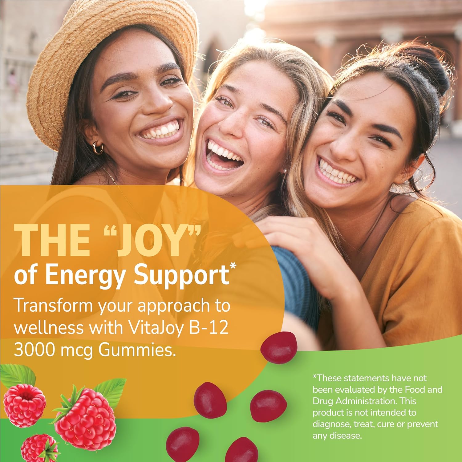 21st Century Extra Strength Vitamin B12 Gummies 3000 mcg - Energy and Nerve Support, Vegan and Gluten-free, Raspberry, 90 Count - görsel 5