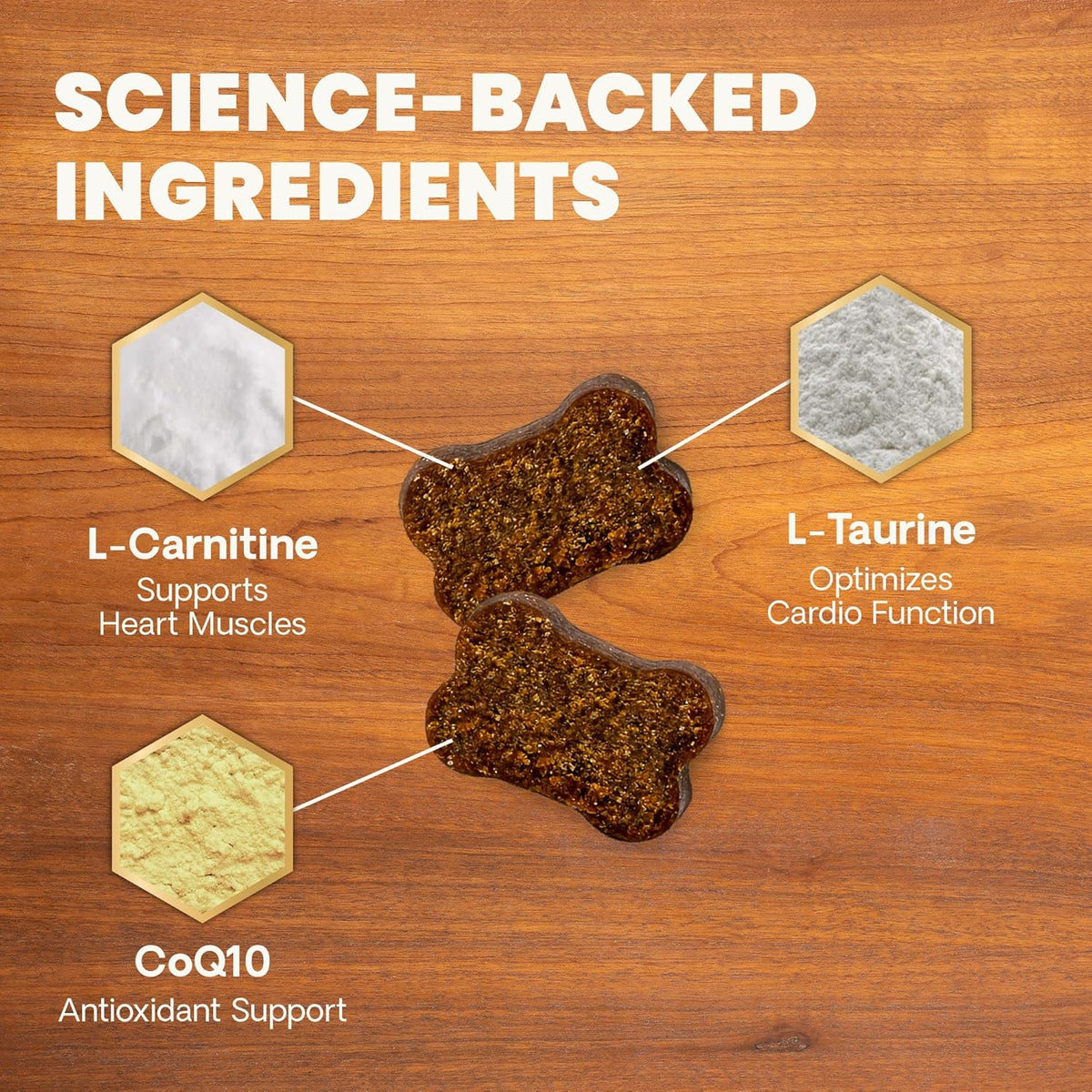 VetriScience Extra Strength Healthy Heart Chews for Dogs - görsel 4