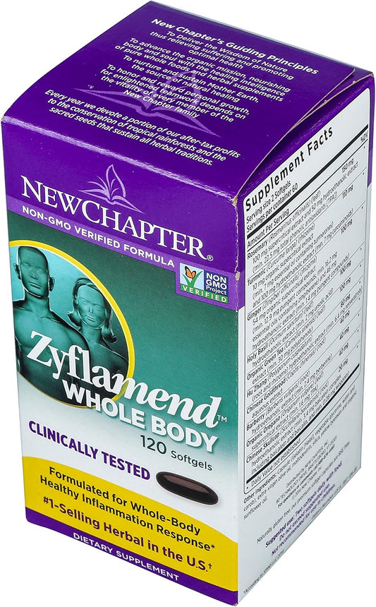 New Chapter Zyflamend Whole Body - 120 Vegetarian Capsules