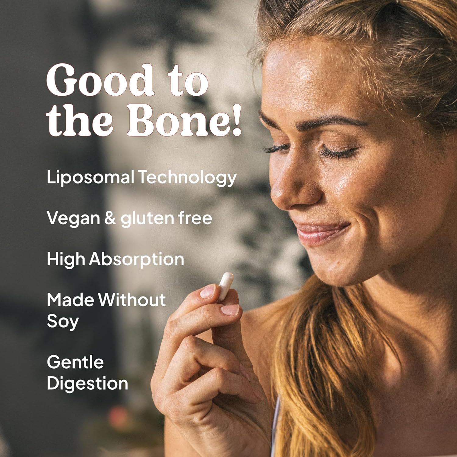 KAL Liposomal Vitamin K2 Supplement with MK7 100 mcg – High Absorption Bone Support, Vegan, 30 Veg Caps - görsel 3