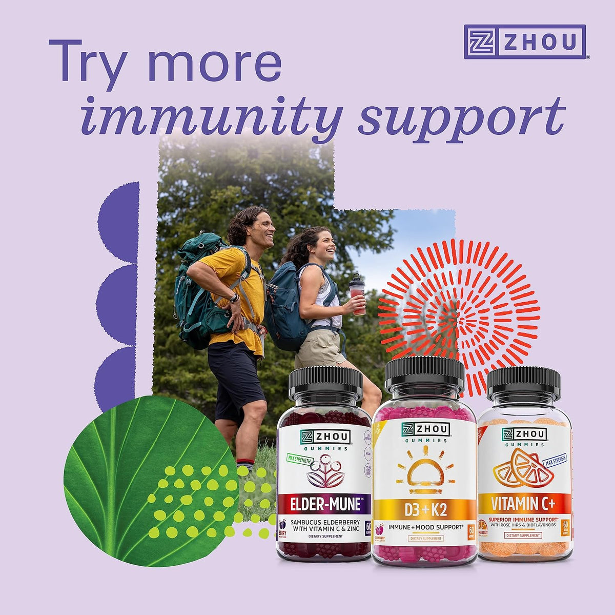 Zhou Daily Boost – Probiotic Multivitamin for Women and Men, for Immune Support and Energy | 30 Vegetarian Capsules - görsel 5