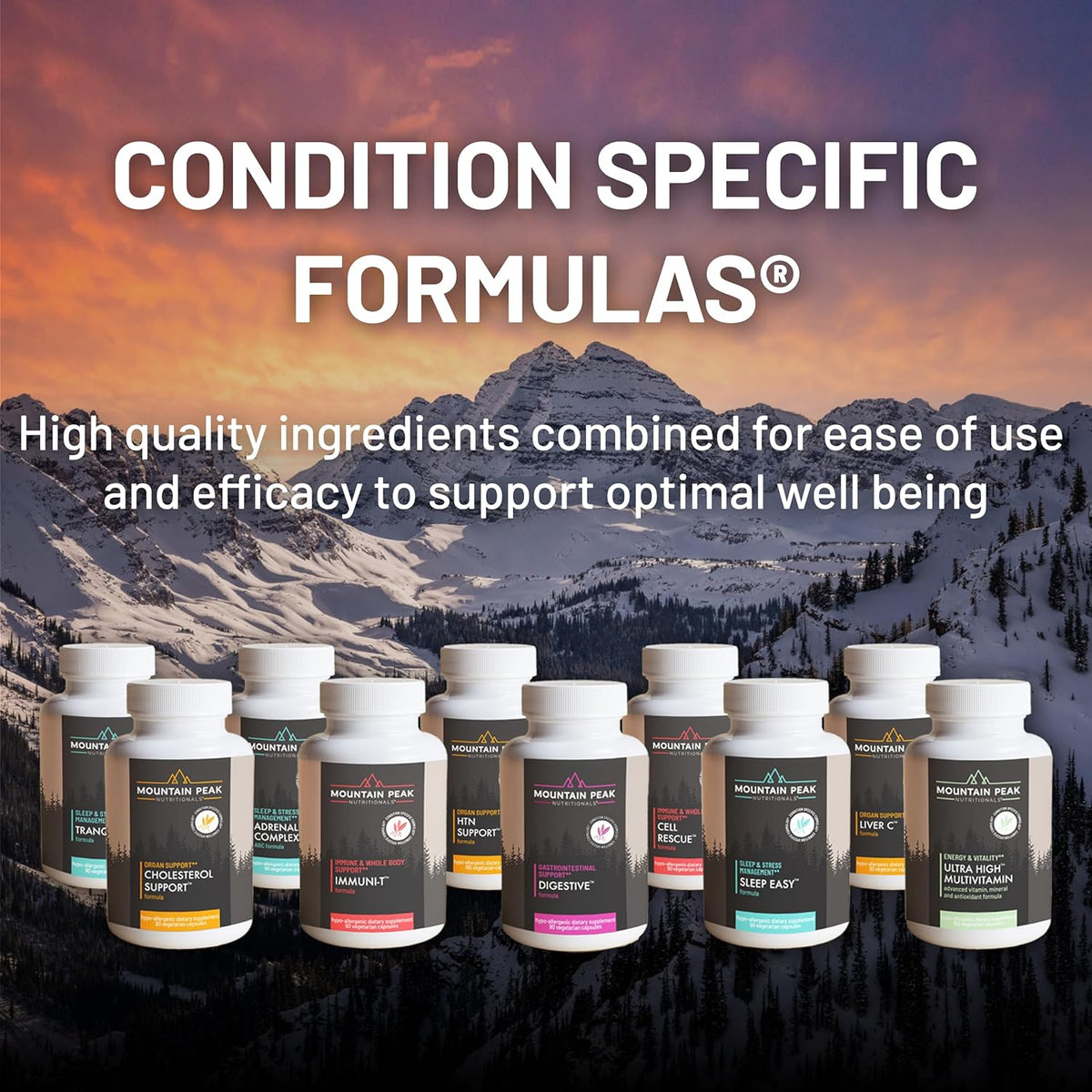 Mountain Peak Adrenal B Complex – Stress Support with Ashwagandha, B6, B12 and C – Stress and Nervous System Support – 90 Vegetarian Capsules - görsel 5
