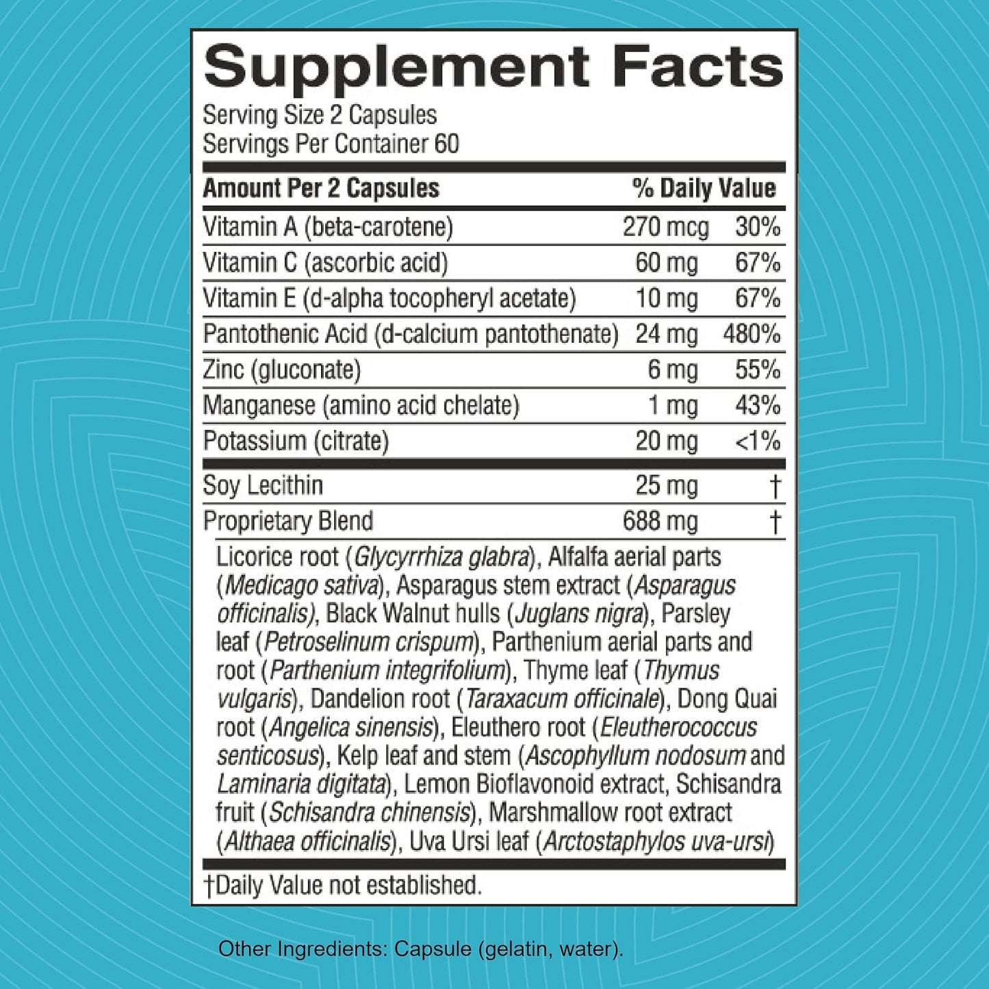 Nature's Sunshine Master Gland, 120 Capsules - görsel 3