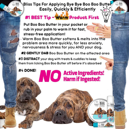 The Blissful Dog Boo Butter - Natural Dog Balm (16 oz)