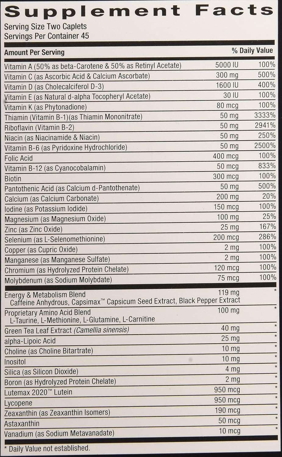GNC Mega Men Energy and Metabolism Supplement - görsel 3