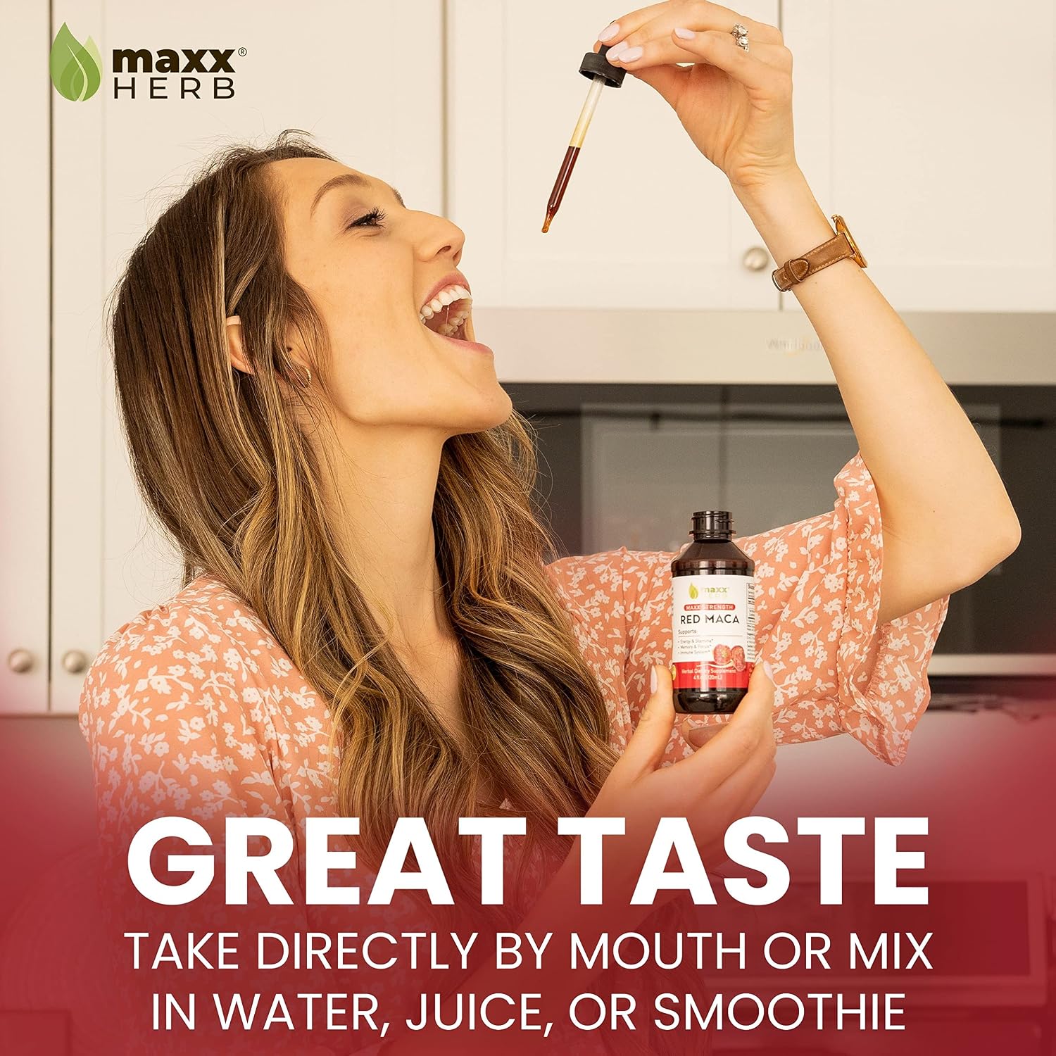 Red Maca Root Extract - Max Strength Liquid Drops, 4 Bottles (240 Servings) - görsel 4