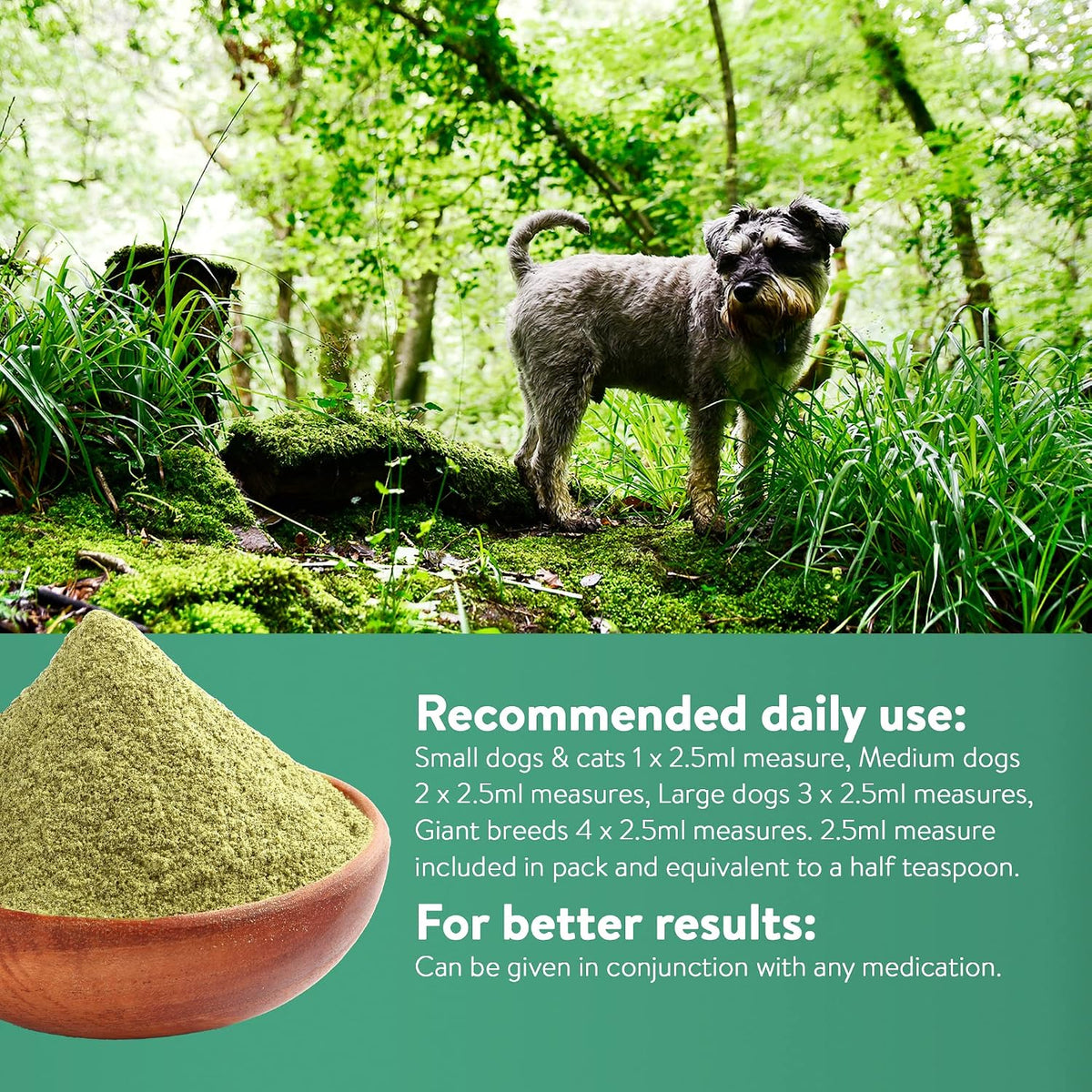Easy Green Powder for Dogs and Cats (250g) - görsel 7