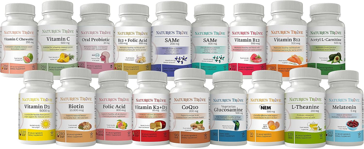 Vitamin B12 500 mcg by Nature's Trove - 240 EZ Chew Tablets Cherry Flavour - görsel 5