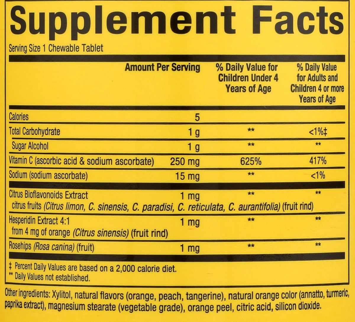 BigFriends Chewable Vitamin C 250 mg - Tangy Orange - 90 Tablets - görsel 3